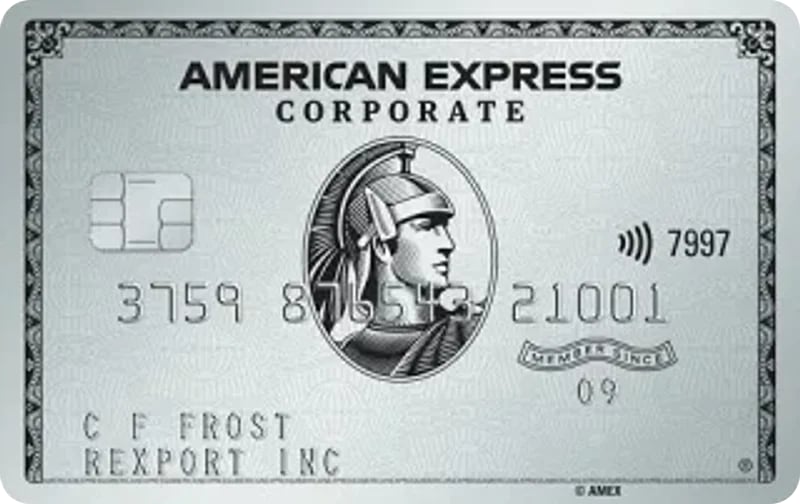 American Express Corporate Platinum Card card