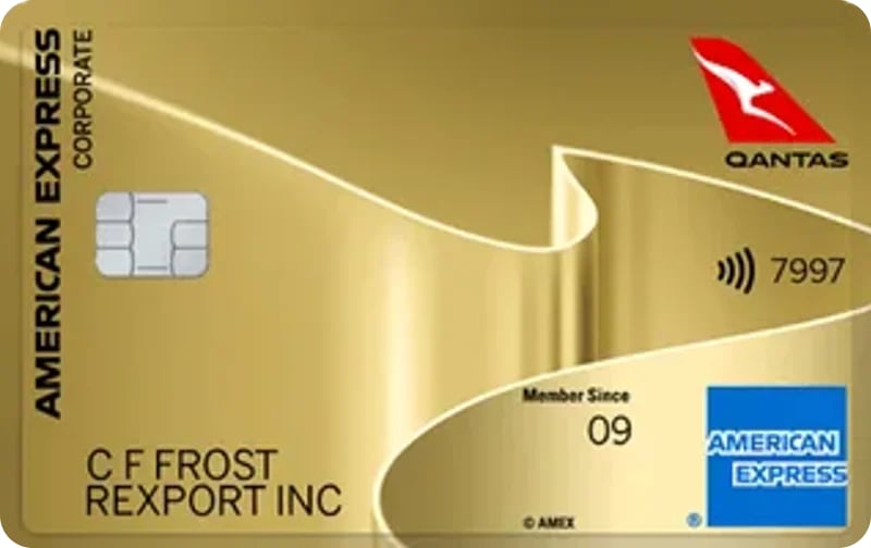 American Express Qantas Corporate Gold Card card