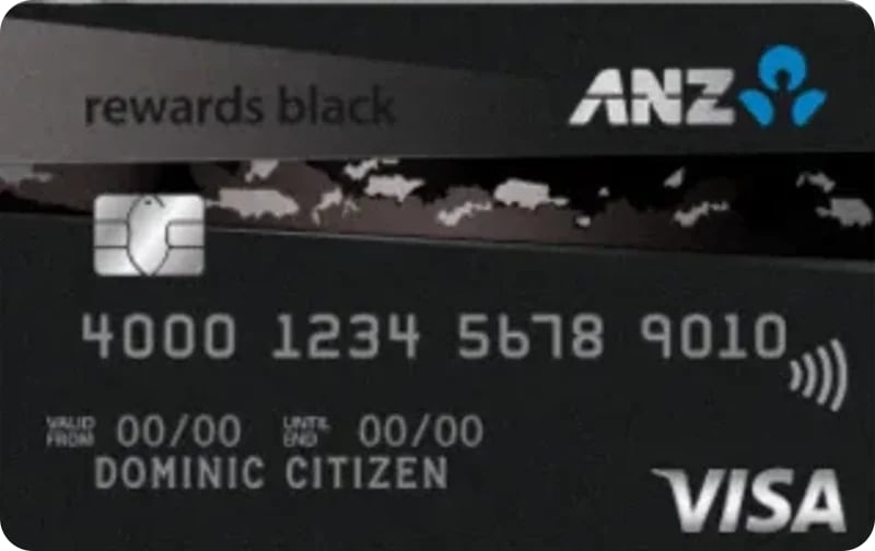 ANZ Rewards Black Credit Card card