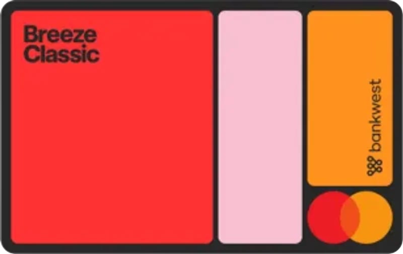 Bankwest Breeze Classic Mastercard card