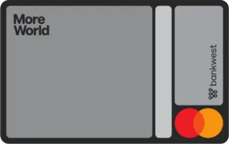 Bankwest More World Mastercard card