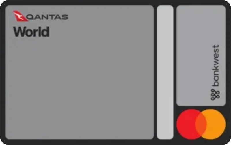 Bankwest Qantas World Mastercard card