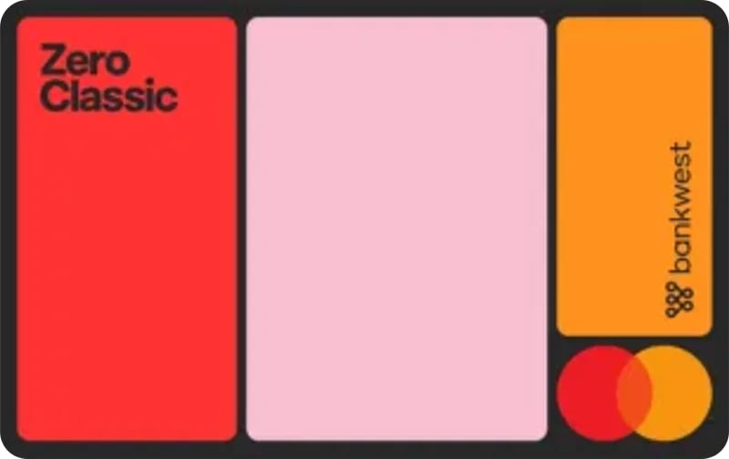 Bankwest Zero Classic Mastercard card