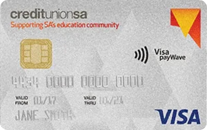Credit Union SA Education Community Credit Card card