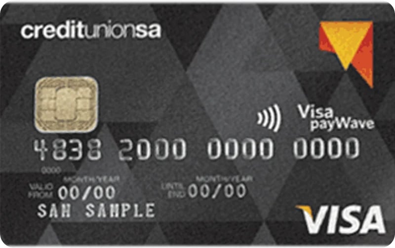 Credit Union SA Visa Credit Card card