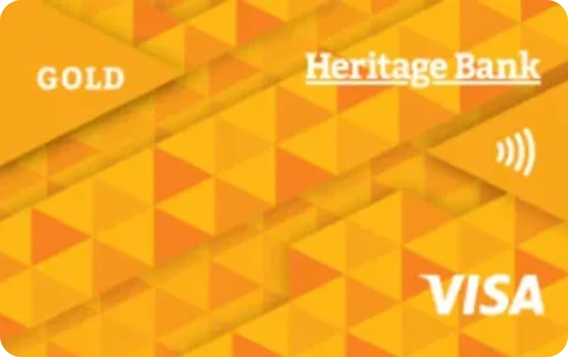 Heritage Bank Gold Low Rate Credit Card card