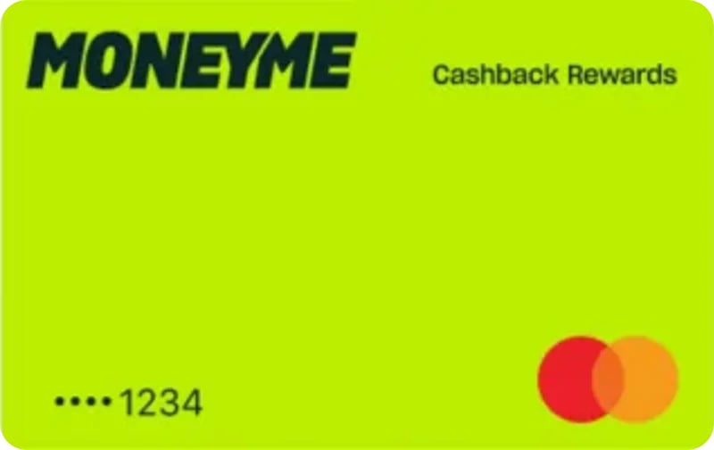 MONEYME Cashback Rewards Credit Card card