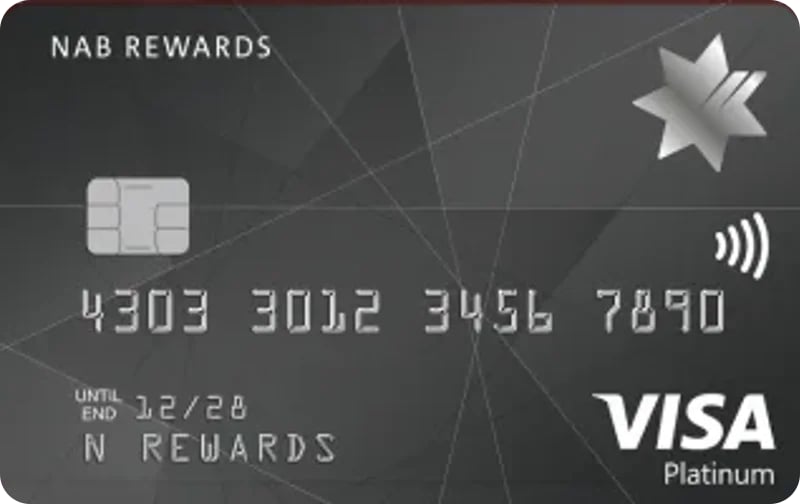 NAB Rewards Platinum Card card