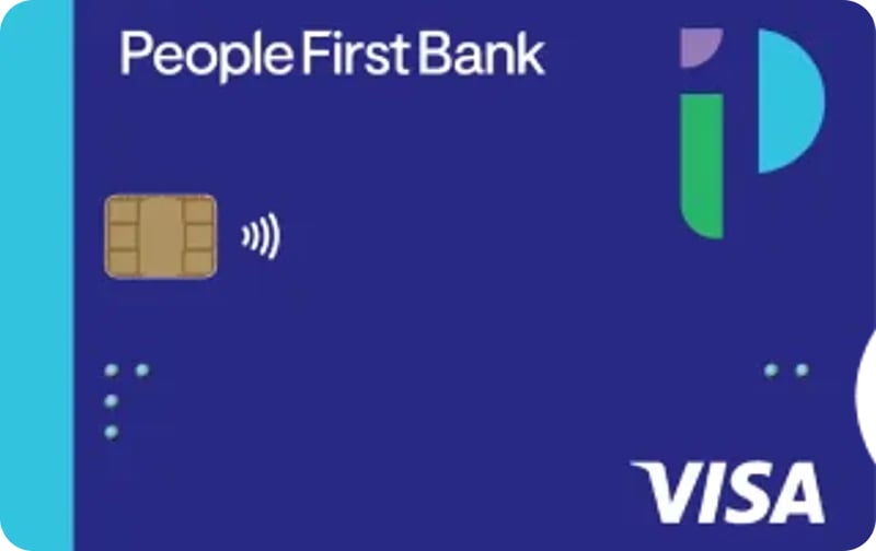 People First Bank Visa Credit Card card