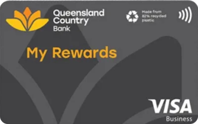 Queensland Country Bank Business Visa My Rewards Credit Card card
