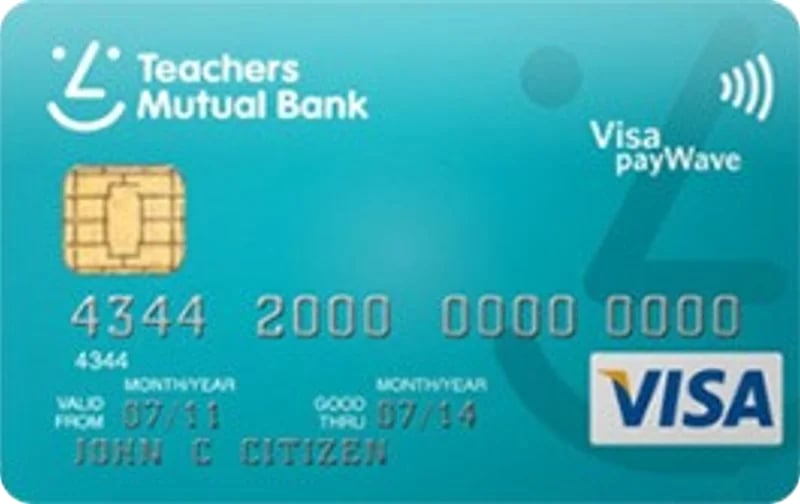 Teachers Mutual Bank Credit Card card